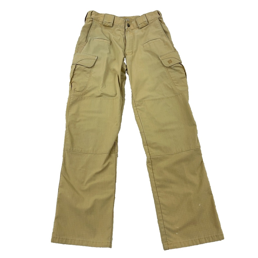 5.11 Tactical Cargo Pants Men 32x32 Brown Rip Stop Taclite Military‎ Pro Combat